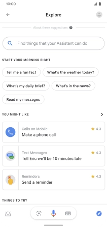 Press the profile icon.