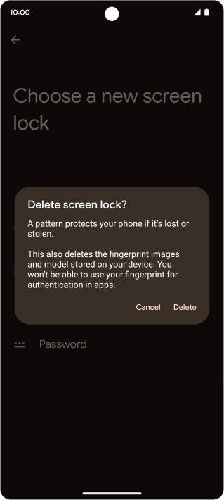 Press Delete.