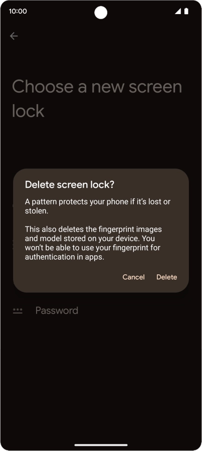 Press Delete.