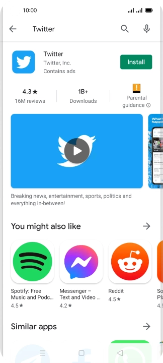 Press Twitter.