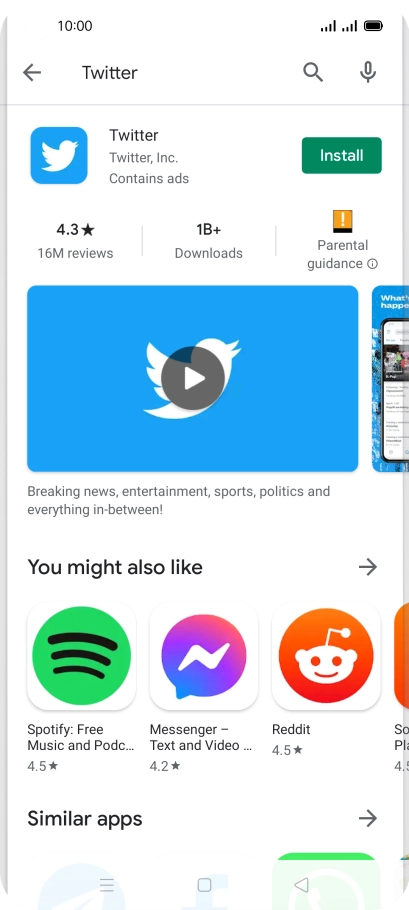 Press Twitter.
