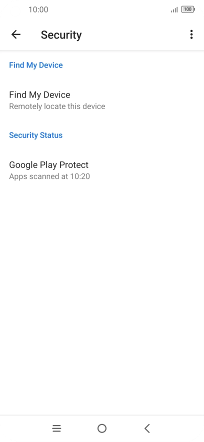 Press Find My Device.