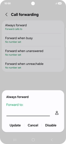 Press Disable.