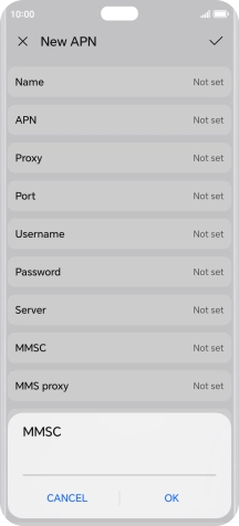 Key in http://mms.vodafone.co.uk/servlets/mms and press OK.