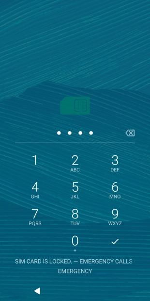 If you're asked to key in your PIN, do so and press the confirm icon.