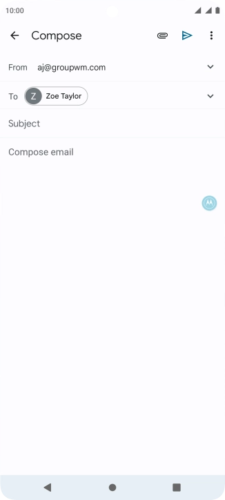 Press Subject and key in the required subject.