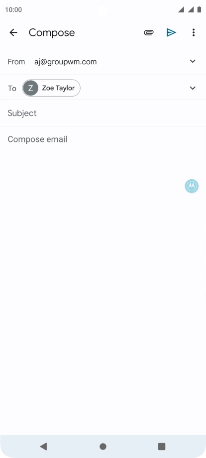 Press Subject and key in the required subject.