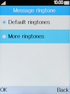 Select More ringtones.