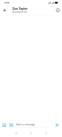 Press the text input field.