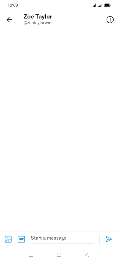 Press the text input field.