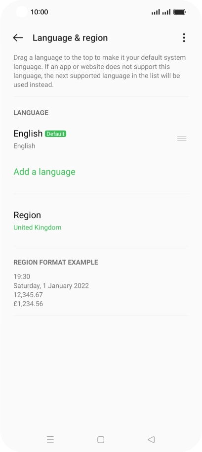 Press Add a language.