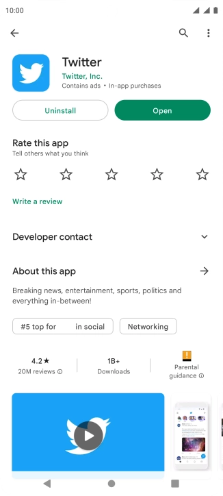 Press the Home key to return to the home screen.