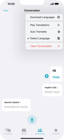Press Clear Conversation.