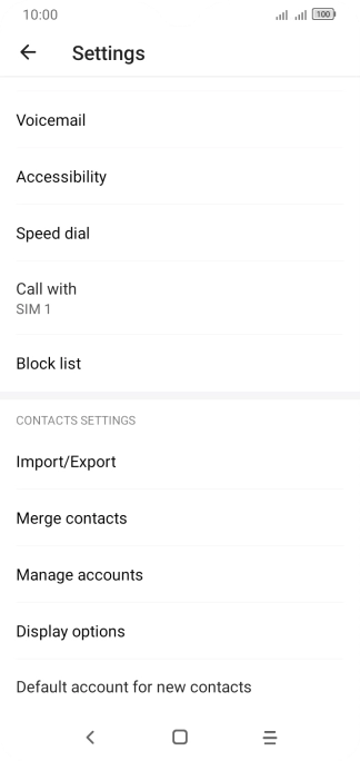 Press Merge contacts.