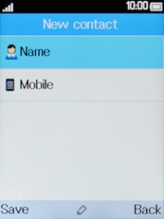 Select Name and key in the required name.