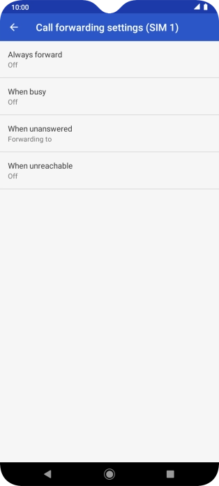 Press the Home key to return to the home screen.