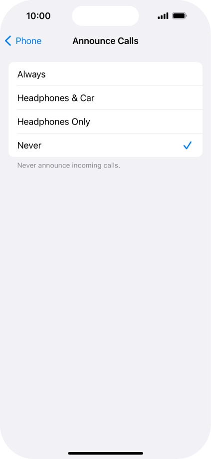 Press Always to turn on the function when silent mode is turned off.
