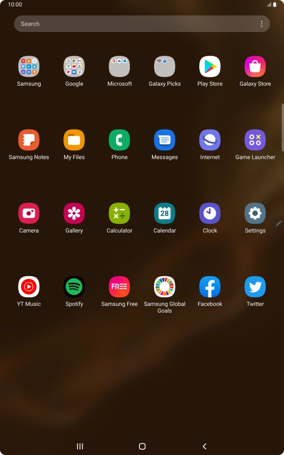 Press Samsung.