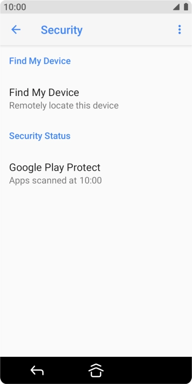 Press Find My Device.