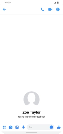 Press the text input field.