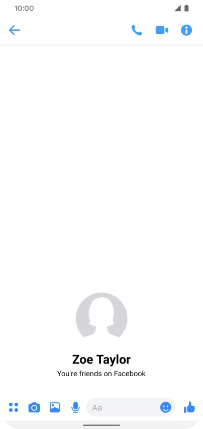 Press the text input field.