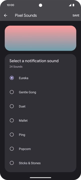 Press the required message tones to hear them.