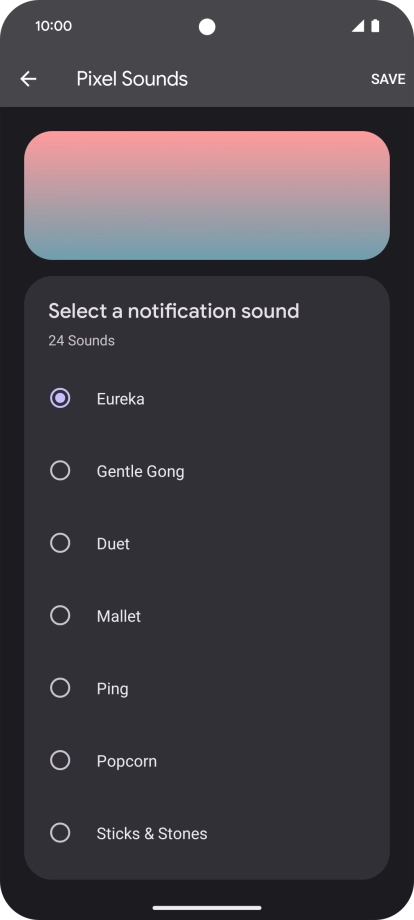 Press the required message tones to hear them.
