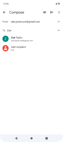 Press the required contact.