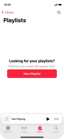 Press New Playlist.