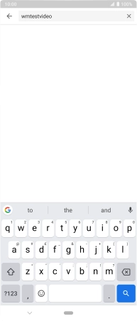 Key in the required search word and press the search icon.