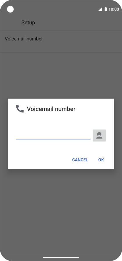Key in +447836121121 and press OK.