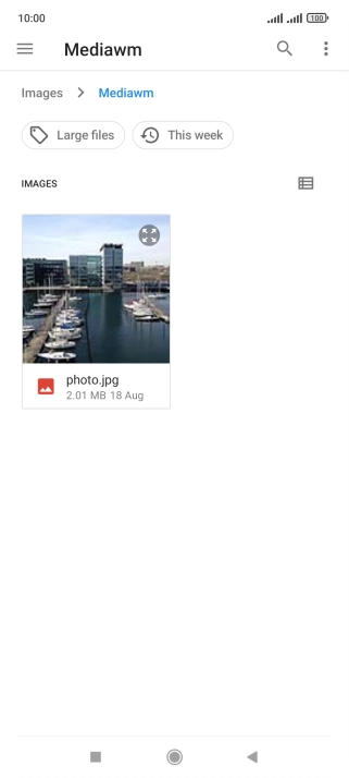 Press the required picture.