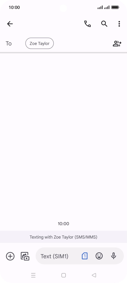 Press the SIM icon.