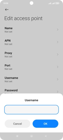 Key in wap and press OK.