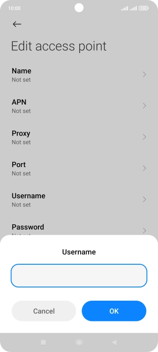 Key in wap and press OK.