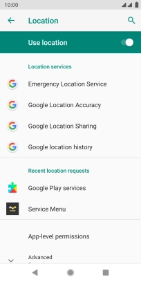 Press App-level permissions.