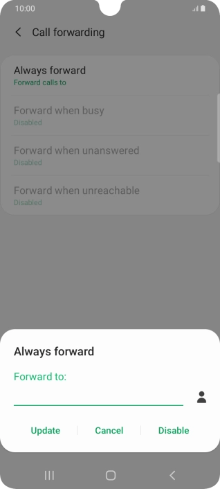 Press Disable.