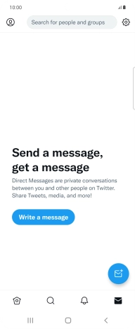 Press the new message icon.