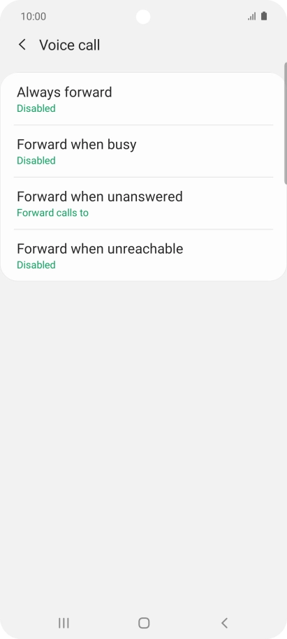 Press the Home key to return to the home screen.