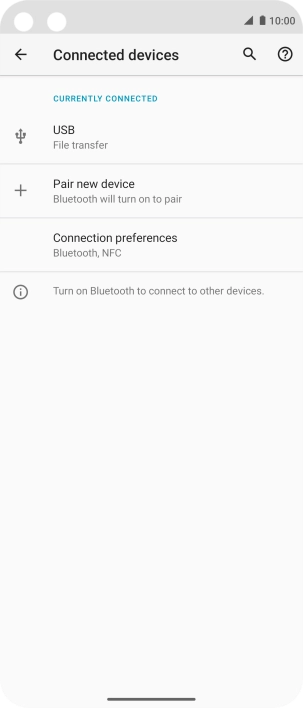 Press Connection  preferences.