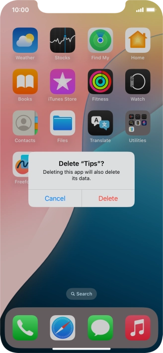 Press Delete.