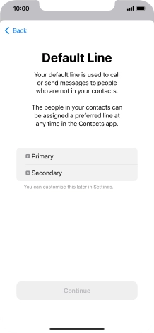Press the required price plan.