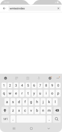Key in the required search word and press the search icon.