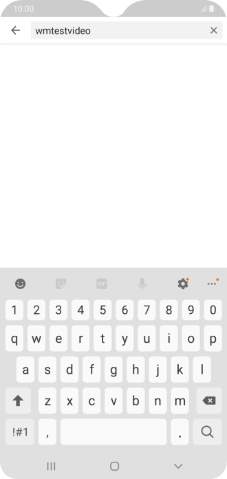 Key in the required search word and press the search icon.