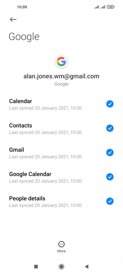 Press the Home key to return to the home screen.