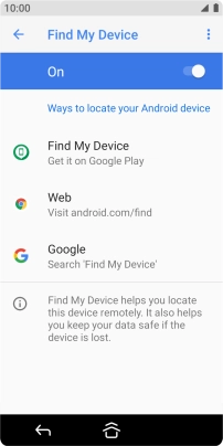 Press the Home key to return to the home screen.