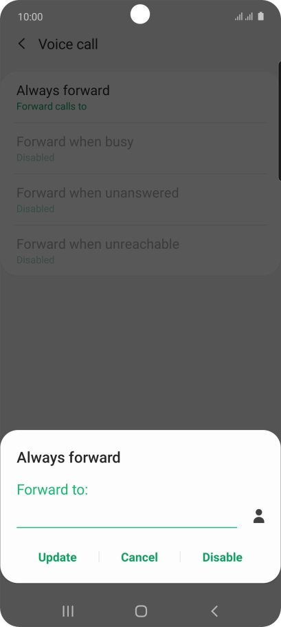 Press Disable.