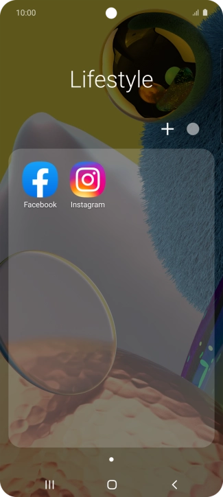 Press Facebook.