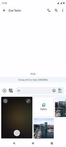 Press Gallery and go to the required folder.