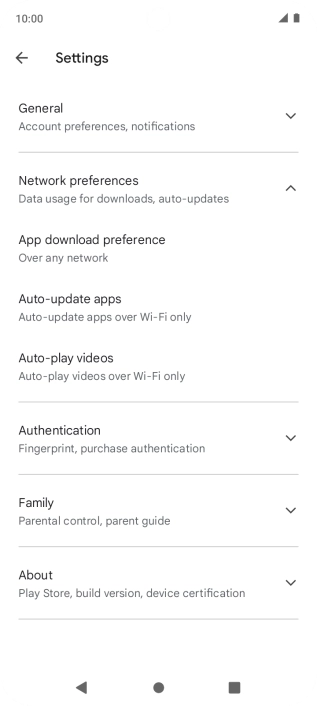 Press Auto-update apps.